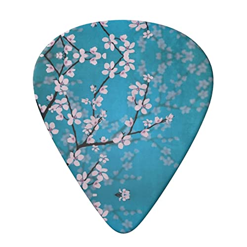 Lot de 6 médiators japonais Cherry Flowers pour guitare acoustique, guitare électrique, basse, ukulélé – fins, moyens et… - Les Beatles, Paul McCartney, John Lennon, RIngo Starr, George Harrison Lot de 6 médiators japonais Cherry Flowers pour guitare acoustique, guitare électrique, basse, ukulélé - fins, moyens et… – Image 4