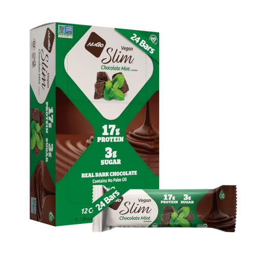 NuGo Slim, Chocolate Mint, 17g Vegan Protein Bar
