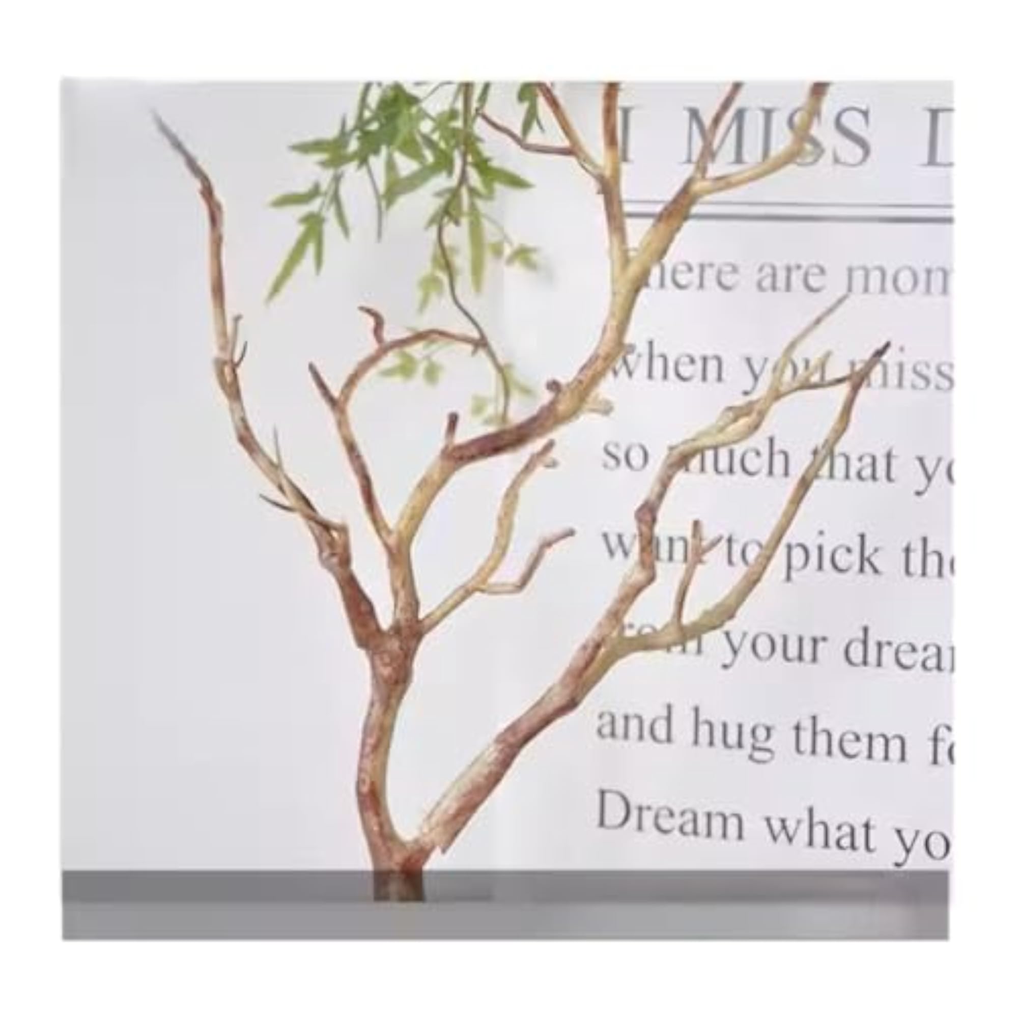 Artificial Branches for Vase Filler, Twisted Willow Style