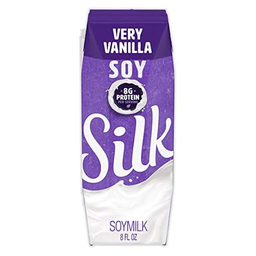 Silk Shelf-Stable Soymilk Singles, Very Vanilla, Dairy-Free, Vegan, Non-GMO Project Verified, 8 oz., 18 Pack