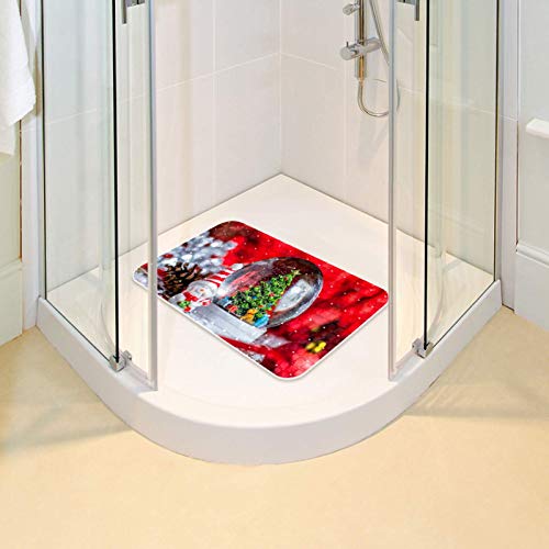 Tapis de bain antidérapant boule à neige douceur Bennigiry - 7