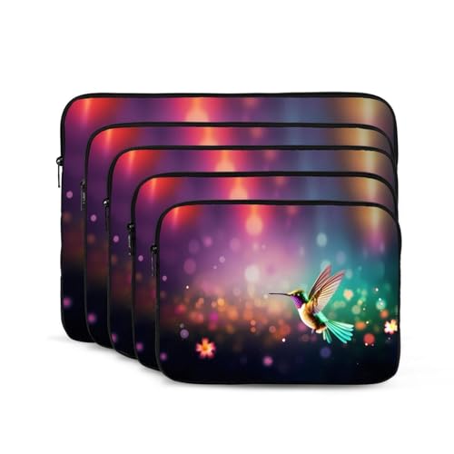 Flying Hummingbird Laptop Sleeve Case 17 Inch Suitable For Notebook Computer Tablet Traveling Carrying Simple Case2