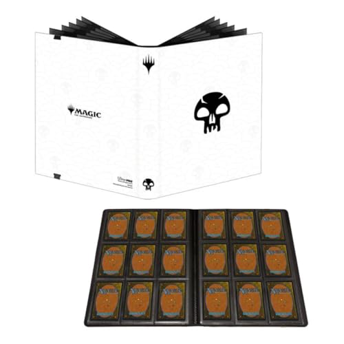 Image of Ultra PRO - Mana 8 9-Pocket PRO-Binder - Swamp for Magic: The Gathering, Holds & Protects 360 Standard Sized Cards, Collector's Edition Durable Trading Premium Leatherette Secure Pocket Binder