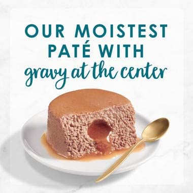 Fancy Feast 12- Pack Cans Purina Savory Centers Pate` with Tuna and a Gourmet Gravy Center 12-3 OZ CANS