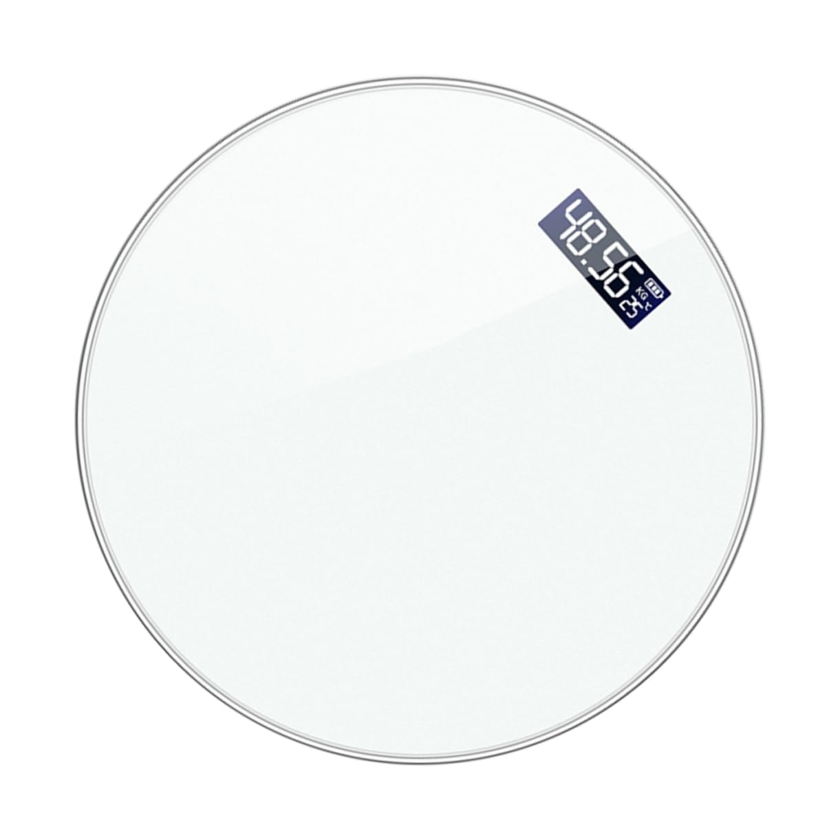 Yardenfun per Peso Corporeo con Display Della Temperatura Scala per Uso Temperato e Ricaricabile Tramite USB Display LCD e Controllo Touch per e Sportivi