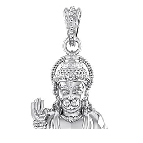 Pendentif Hanuman argent 925 contre le stress pour retrouver la force