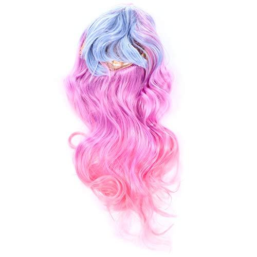 FRCOLOR Cabelo Comprido Encaracolado Ondulado Perucas Coloridas de Cabeça Cheia Perucas de Halloween