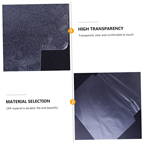 Tofficu 10 Pçs Capa De Livro Autoadesiva Livro DIY Adereços Películas De Capa De Livro Transparente