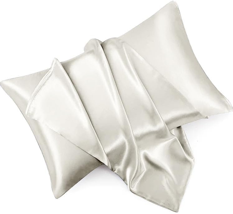 Miniatura 6 de Juego de sábanas de seda matrimonial, juego de sábanas de seda auténtica de 6 piezas, sábanas de lujo para hotel, extrasuaves, bolsillos profundos,