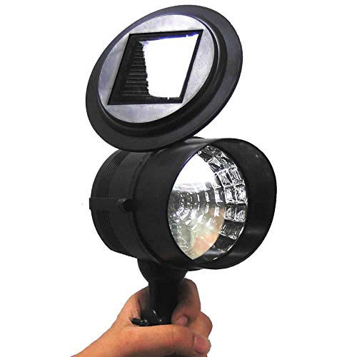 Luminária Solar Jardim GRANDE PVC Rígido Spot 1384 4 Leds