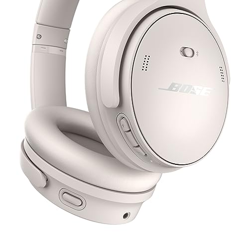 Miniatura 4 de Bose QuietComfort SC Headphones, Auriculares inalámbricos con cancelación de Ruido, Auriculares de Diadema con Bluetooth, micrófono y Cable con hasta 24h de autonomía, con Estuche Blando, Blanco