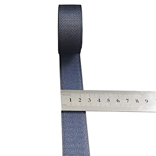Fecho De Contato Macho E Fêmea 25mm X 1 Metro Azul Escuro