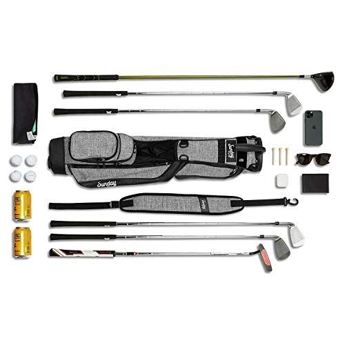 Sunday Golf Loma Bag – Holds 5 to 7 Clubs – Ultra Lightweight Sunday Carry Bag with Strap Stand – Golf Stand Bag for The Driving Range, Par 3 and Pitch n Putt Courses, 31 Inches Tall - Thumbnail 7