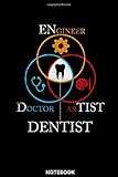 Doctor Engineer Artist Dentist Notebook: Das perfekte Geschenk Notizbuch für Zahnarzt, Zahnärztin, Doctor Engineer Artist Dentist Notebook: Das perfekte Geschenk Notizbuch für Zahnarzt, Zahnärztin,