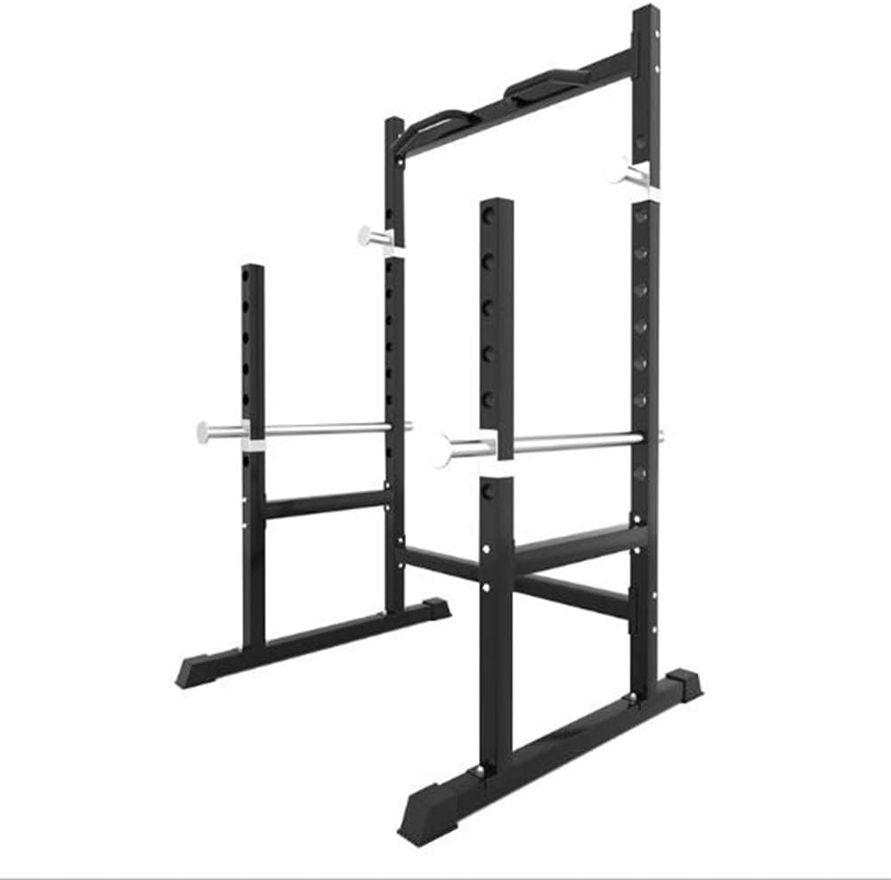 QHYXT Squat Stand Barbell Rack, Adjustable Gym Squat
