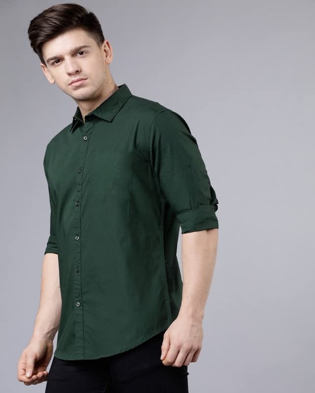 Image of U-Turn Casual Shirt for Men || Shirt for Men Stylish || Men Stylish Shirt || Men Solid Plain Shirt