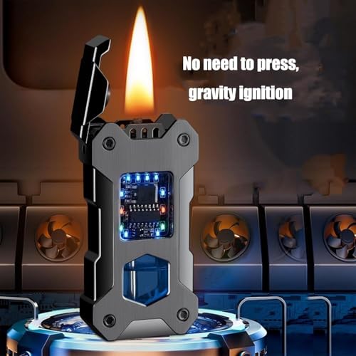 Encendedor sensor gravedad recargable de queroseno miniatura 2