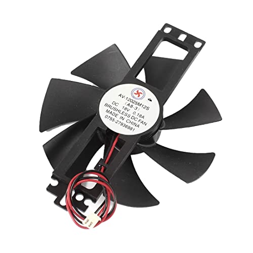 Ruilogod Cuisinière à induction DC 18V 0.18A 2 Bornes brushless ventilateur de refroidissement Cover