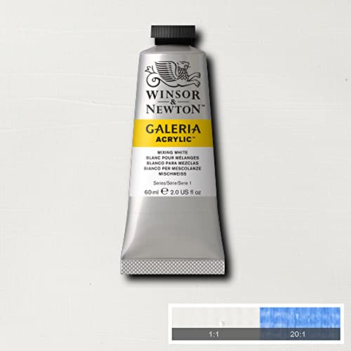 Image of Winsor & Newton Galeria Acrylic Paint Tube-Mixing White (60ml)