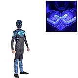 Party City Kids' Light-Up Blue Beetle Costume - Blue Beetle Movie CH 12-14
