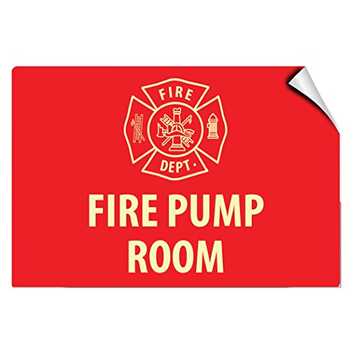 Autocollant pompe à feu chambre enfant en vinyle mural