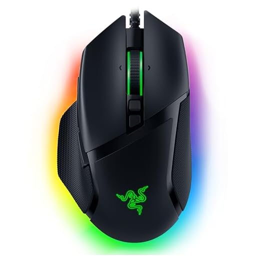 Mouse gamer ergonômico e personalizável Razer Basilisk V3, iluminação Chroma RGB, sensor óptico de 26K DPI, Classic Black