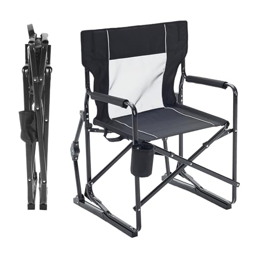 OLIXIS Outdoor Folding Rocking Chair