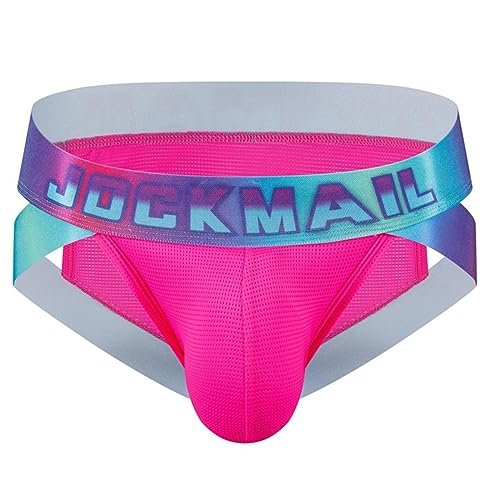 JOCKMAIL Mens Briefs Underwear Wide Belt Mens Underwear Mesh Athletic Sport Underwear Briefs3