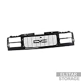 CarPartsDepot New Replacement Parts Front Glossy Black Grille Grill Without Chrome Opening...