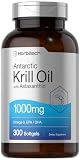 Horbäach Antarctic Krill Oil 1000mg Softgels | 300 Count