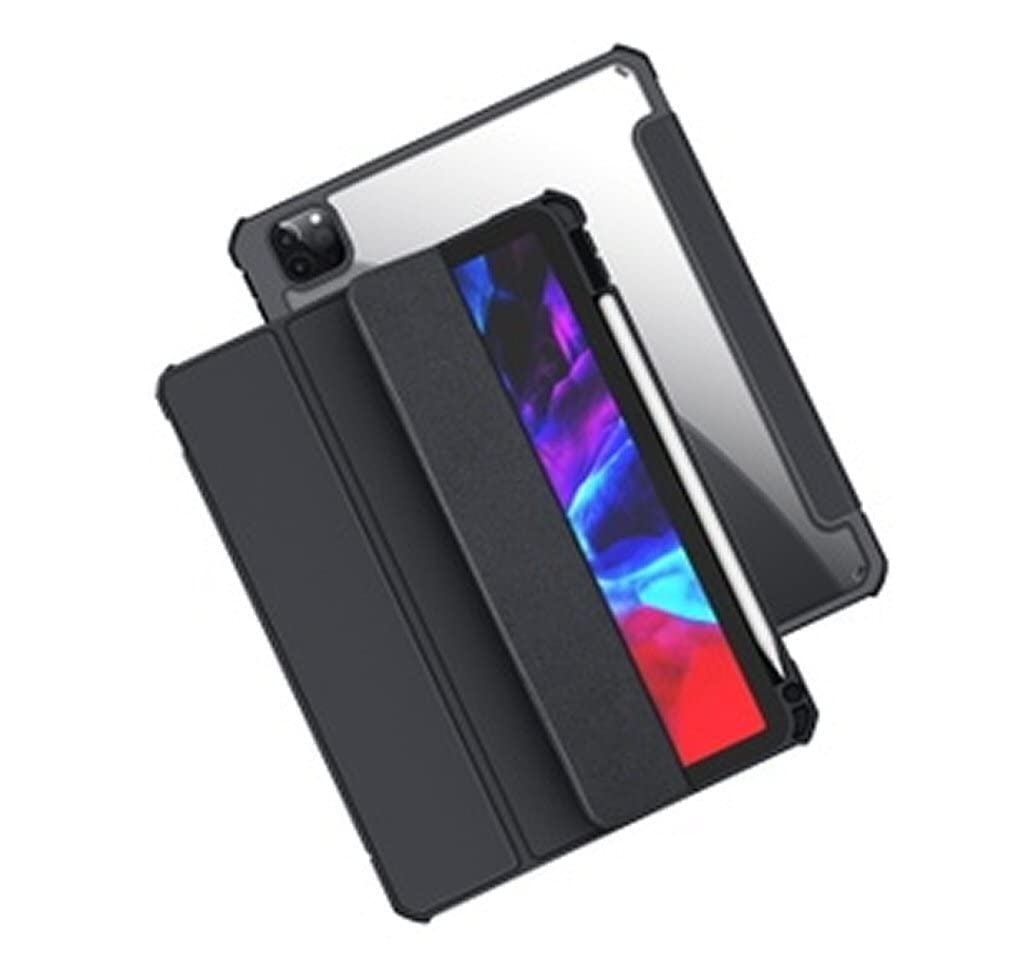 XUNDD Case Compatible with iPad Pro 11 3rd Gen 2020/21 Leather Flip Black