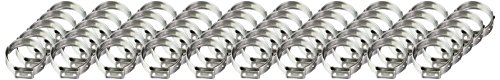 Oetiker 16702498 Stepless Ear Clamp, One Ear, 7 mm Band Width, Clamp ID Range 16.6 mm (Closed) - 19.8 mm (Open) (Pack of 50)