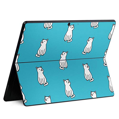igsticker Surface Pro X 専用スキンシール サーフェス プロ エックス ノートブック ノートパソコン カバー ケース フィルム ステッカー アクセサリー 保護 016443 犬 イラスト 動物
