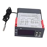 Un termostato ABS negro stc-1000-220V pantalla digital conmutación automática frío y calor 7.5 * 8.5 * 3.5cm
