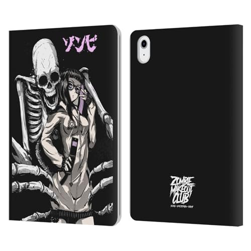 Protection iPad Air 11 cuir Zombie Makeout Club anti-choc avec rangement cartes