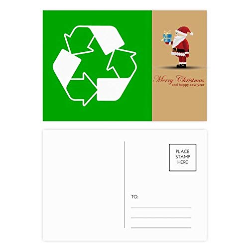 Cartes postales carrées recyclage vert lot épais de 20 pour écriture propre