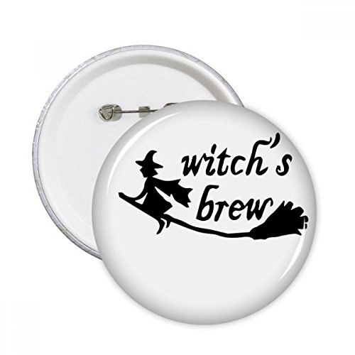 Badge Sorcière Brew pour masquer un petit trou ou décorer une trousse