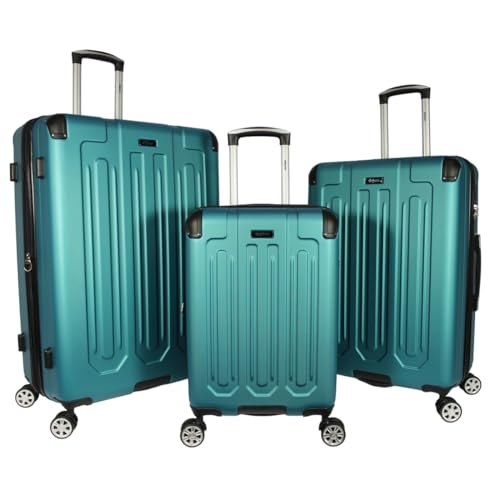Tutin Hardside Spinner Luggage Set with TSA Lock Turquoise - 3 Piece