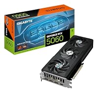 Gigabyte GeForce RTX 5060 Eagle MAX OC 8G Grafikkarte – 8 GB GDDR7, 128 Bit, PCI-E 5.0, 2550 MHz Kerntakt, 3 x DisplayPort, 1 x HDMI, NVIDIA DLSS 4, GV-N5060EAGLEMAX OC-8GD 1.0 – Ansicht 1