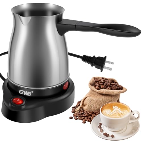 Cafetera Turca Eléctrica con Mango Ergonómico 600 mL