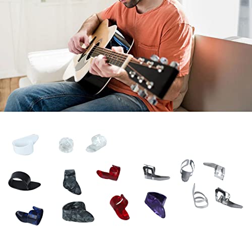 Pouce Index Doigt Guitare Médiator, Doigt Guitare Électrique Plectre Confortable Léger Robuste Polyvalent 15 Pcs Réduction De La Fatigue pour Ukulélé - Les Beatles, Paul McCartney, John Lennon, RIngo Starr, George Harrison Pouce Index Doigt Guitare Médiator, Doigt Guitare Électrique Plectre Confortable Léger Robuste Polyvalent 15 Pcs Réduction De La Fatigue pour Ukulélé – Image 4