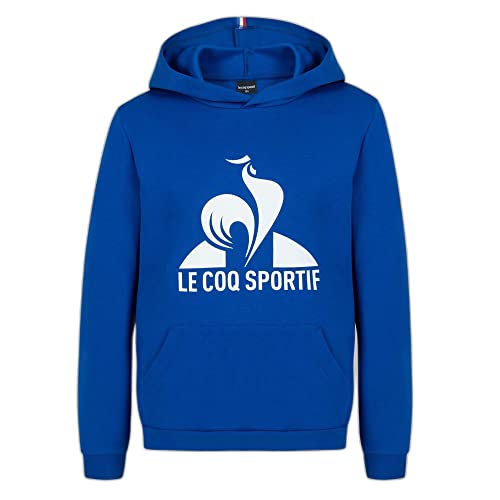 Le Coq Sportif ESS Hoody N°2 Enfant Sweatshirt à Capuche, Bleu Electro, 14 Ans Garçon