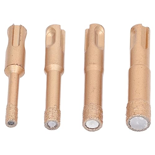 Kit de 4 brocas de carburo para vidrio y mármol miniatura 4
