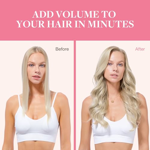 Image of GOO GOO Seamless Clip in Hair Extensions Real Human Hair Remy Extensions