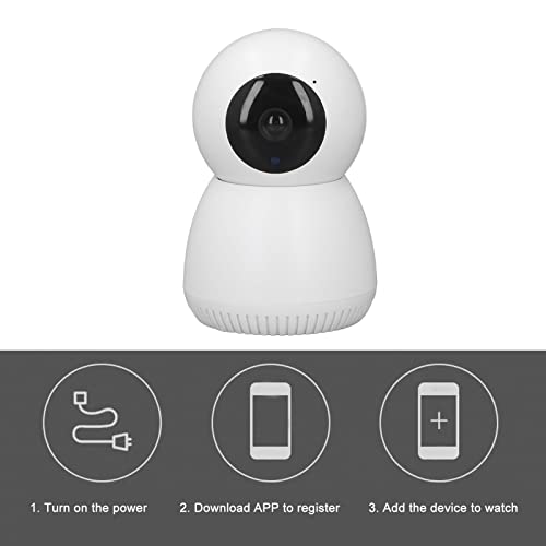 Monitor de bebê WiFi Inteligente, Câmera de Vídeo de Conversação Bidirecional Com Suporte de Torção