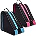Whyzsjnclg Roller Skate Bag for Kids Handled Adjustable Strap Oxford Cloth Ice Skating Bag with 2 Side Mesh Bag Zippered Heavy Duty Skate Bag, Style1 Figure Skating Bag