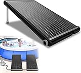 UISEBRT Sonnenkollektor Solar Poolheizung Solarkollektor Solarheizung Warmwasser für Pools 15 l Wasserinhalt