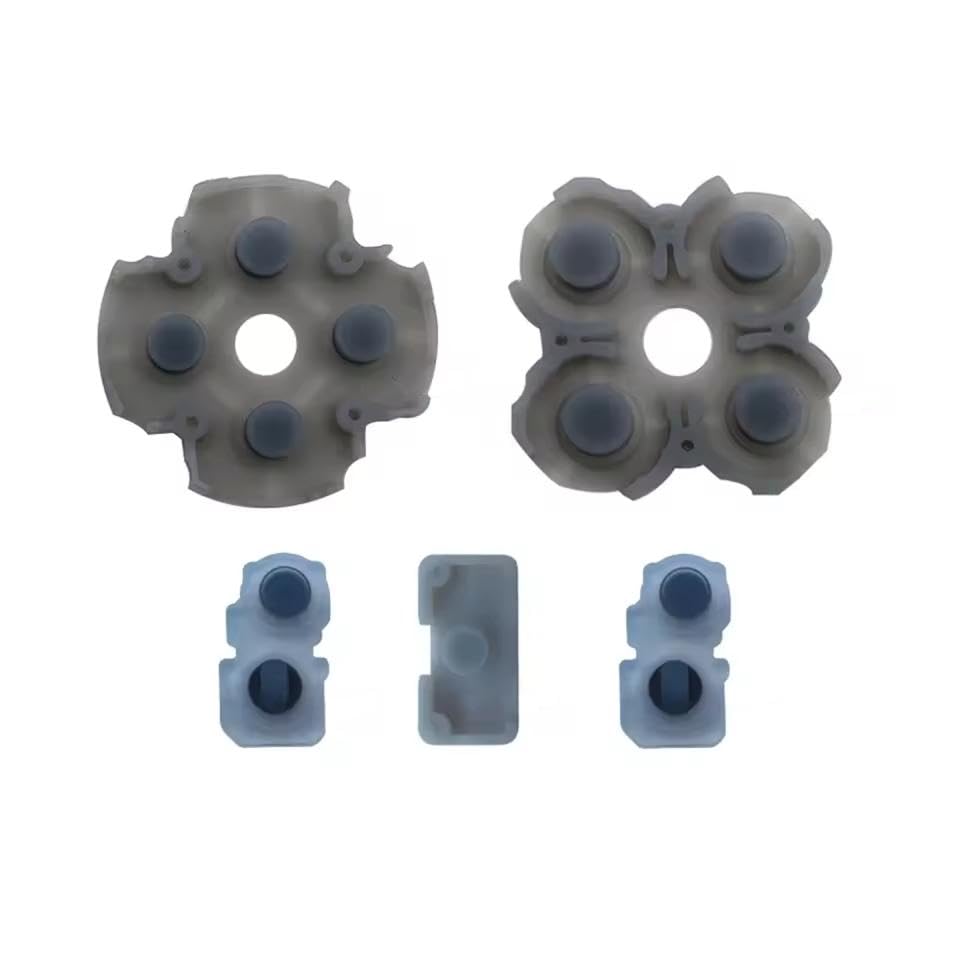 TCOS TECH PS5 Controller Rubber Pad Replacement Conductive Silicone Rubber Pad Button Pads for PS5 PlayStation 5 Controller V2.0 BDM-020