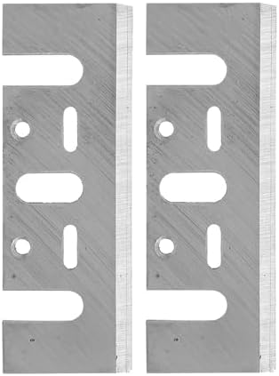 Garosa Resharpenable HSS Electric Planer Blades Replacement Knives for Woodworking Tools Universal Fit 3-1/4 Inch 82mm Compatible with Most Hand-Held Planer Model