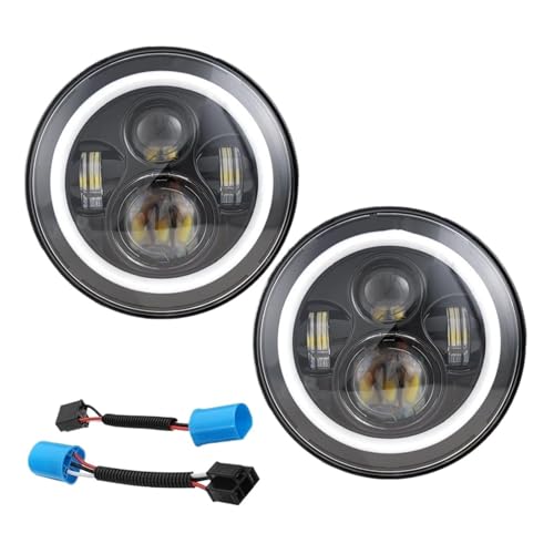 Phares LED Ronds 7 Pouces améliorez la visibilité nocturne de votre 4x4